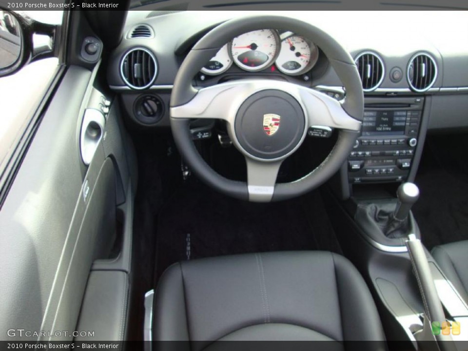 Black Interior Steering Wheel for the 2010 Porsche Boxster S #38823440