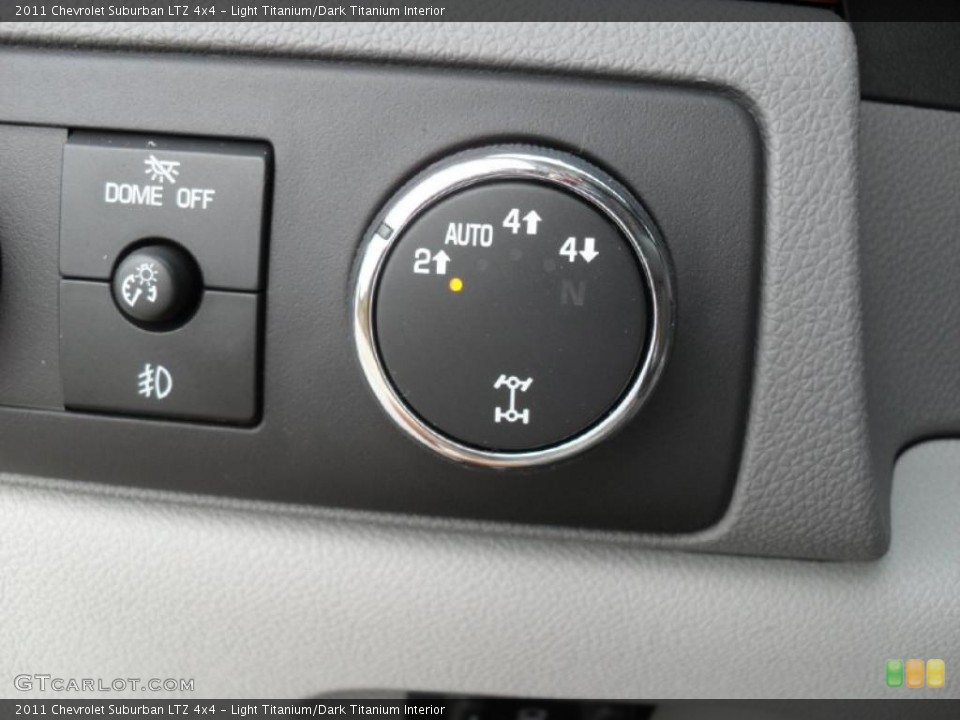 Light Titanium/Dark Titanium Interior Controls for the 2011 Chevrolet Suburban LTZ 4x4 #38824940