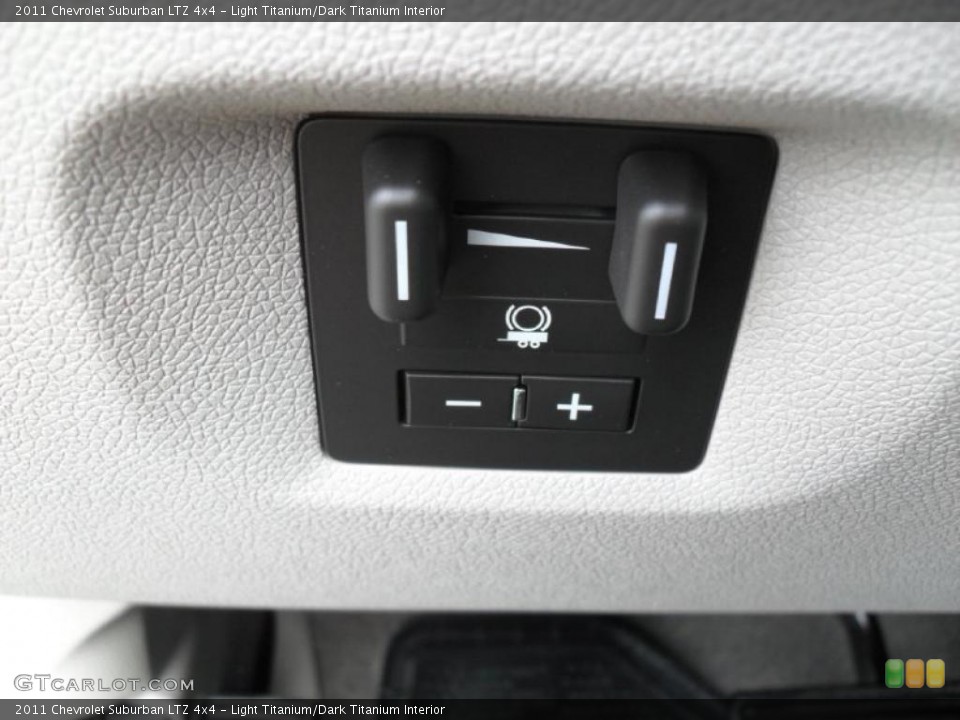 Light Titanium/Dark Titanium Interior Controls for the 2011 Chevrolet Suburban LTZ 4x4 #38824952