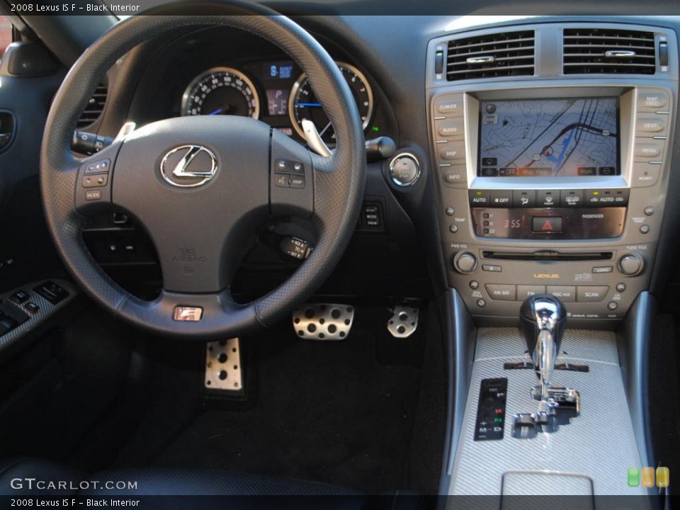 Black Interior Photo for the 2008 Lexus IS F #38826052