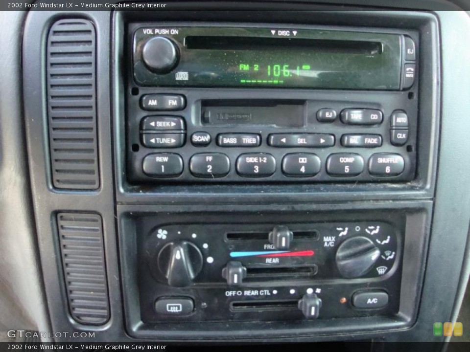 Medium Graphite Grey Interior Controls for the 2002 Ford Windstar LX #38826284