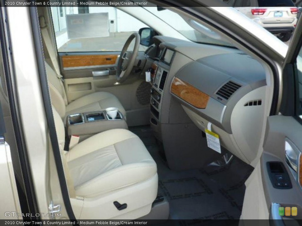 Medium Pebble Beige/Cream Interior Dashboard for the 2010 Chrysler Town & Country Limited #38828325