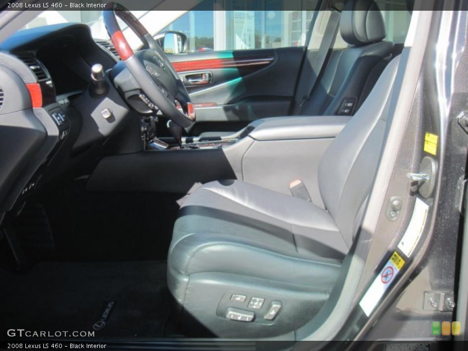 Black Interior Photo for the 2008 Lexus LS 460 #38828504