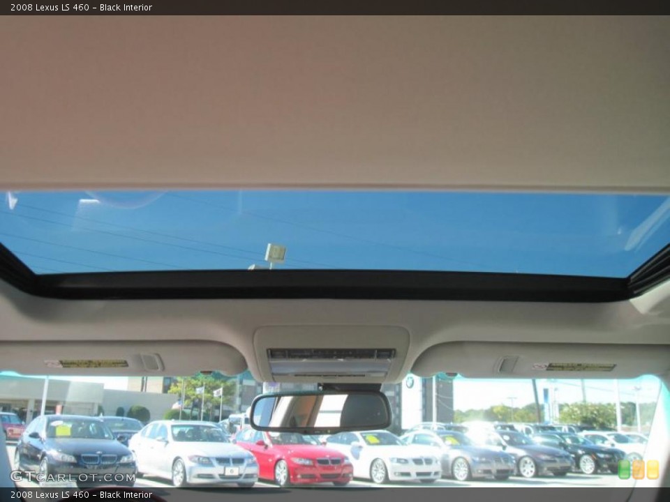 Black Interior Sunroof for the 2008 Lexus LS 460 #38828560