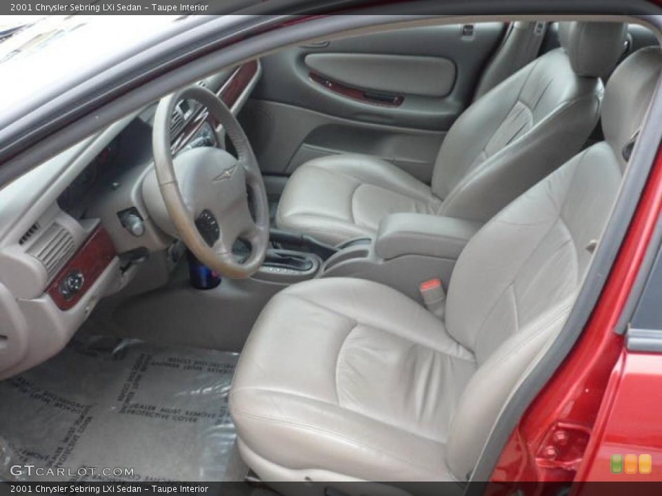 Taupe Interior Photo for the 2001 Chrysler Sebring LXi Sedan #38828884