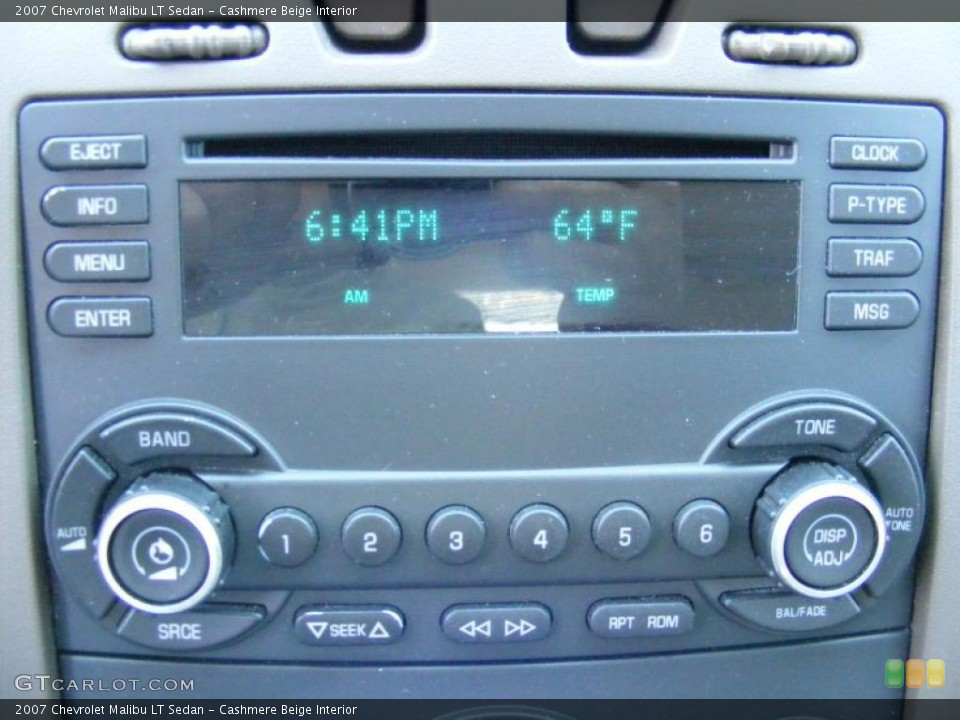 Cashmere Beige Interior Controls for the 2007 Chevrolet Malibu LT Sedan #38829560