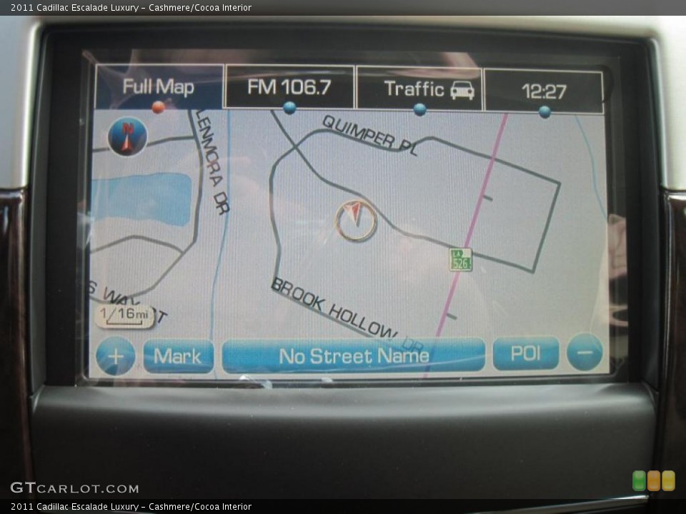 Cashmere/Cocoa Interior Navigation for the 2011 Cadillac Escalade Luxury #38829732