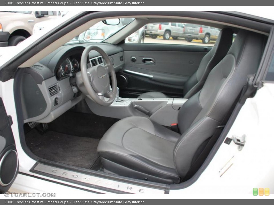 Dark Slate Gray/Medium Slate Gray Interior Prime Interior for the 2006 Chrysler Crossfire Limited Coupe #38830428