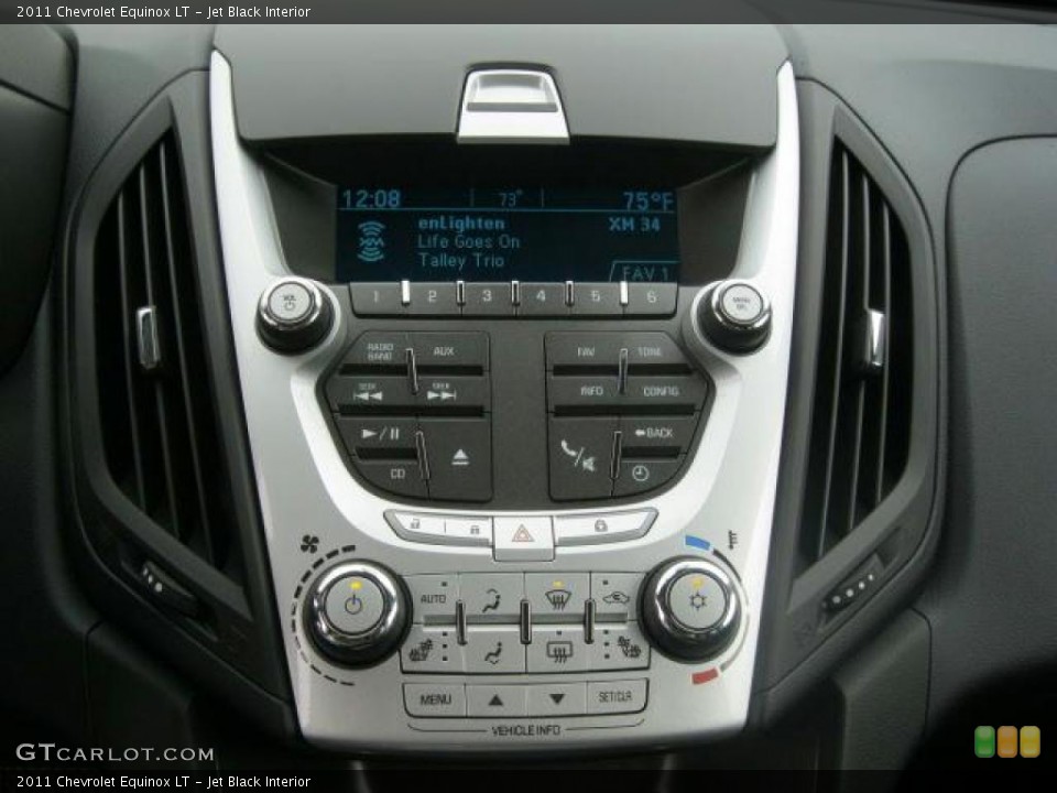 Jet Black Interior Controls for the 2011 Chevrolet Equinox LT #38831036