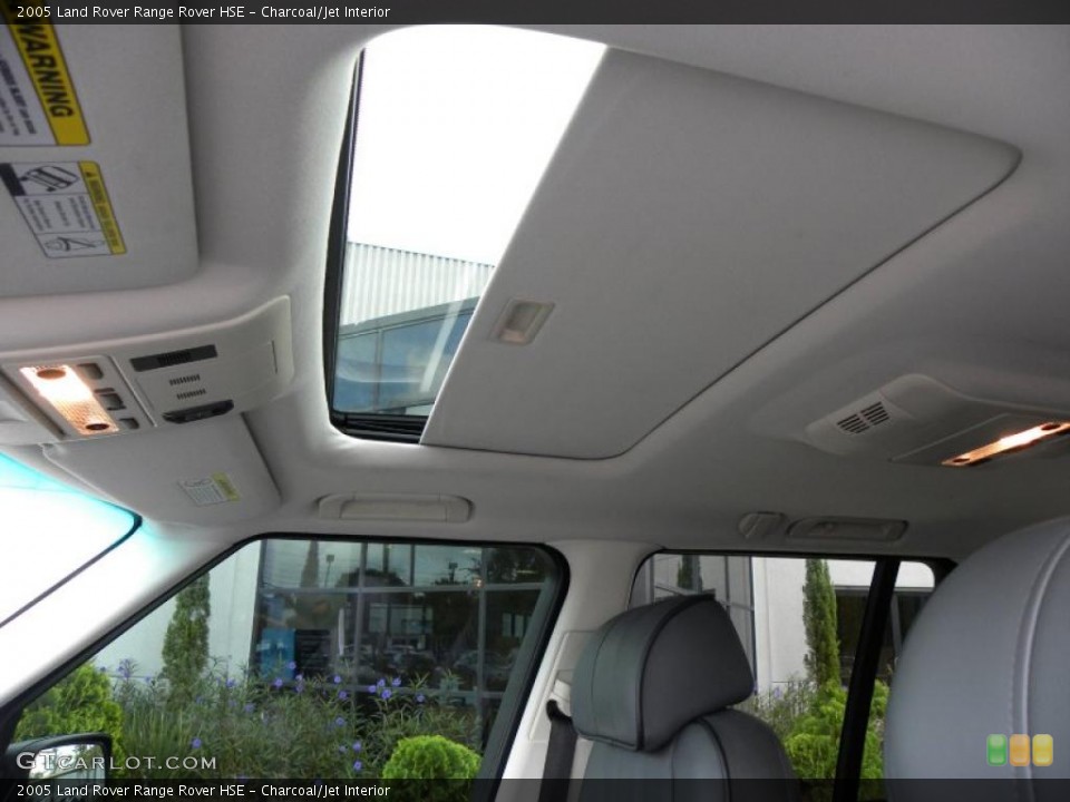 Charcoal/Jet Interior Sunroof for the 2005 Land Rover Range Rover HSE #38835112