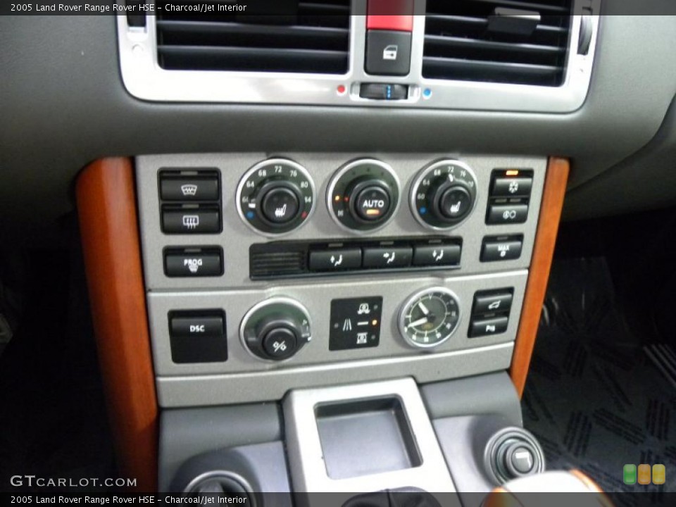 Charcoal/Jet Interior Controls for the 2005 Land Rover Range Rover HSE #38835424