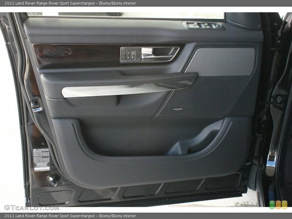 Ebony/Ebony Interior Door Panel for the 2011 Land Rover Range Rover Sport Supercharged #38836212