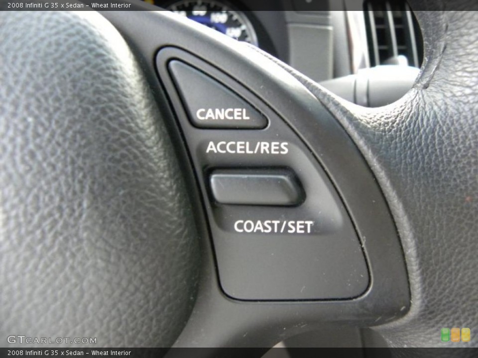 Wheat Interior Controls for the 2008 Infiniti G 35 x Sedan #38836940