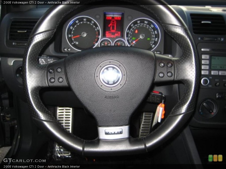 Anthracite Black Interior Steering Wheel for the 2008 Volkswagen GTI 2 Door #38837180
