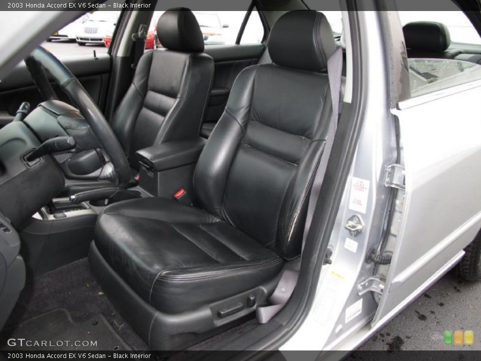 Black Interior Photo for the 2003 Honda Accord EX V6 Sedan #38837296