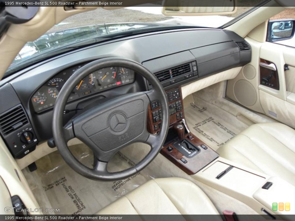 Parchment Beige Interior Prime Interior for the 1995 Mercedes-Benz SL 500 Roadster #38837400
