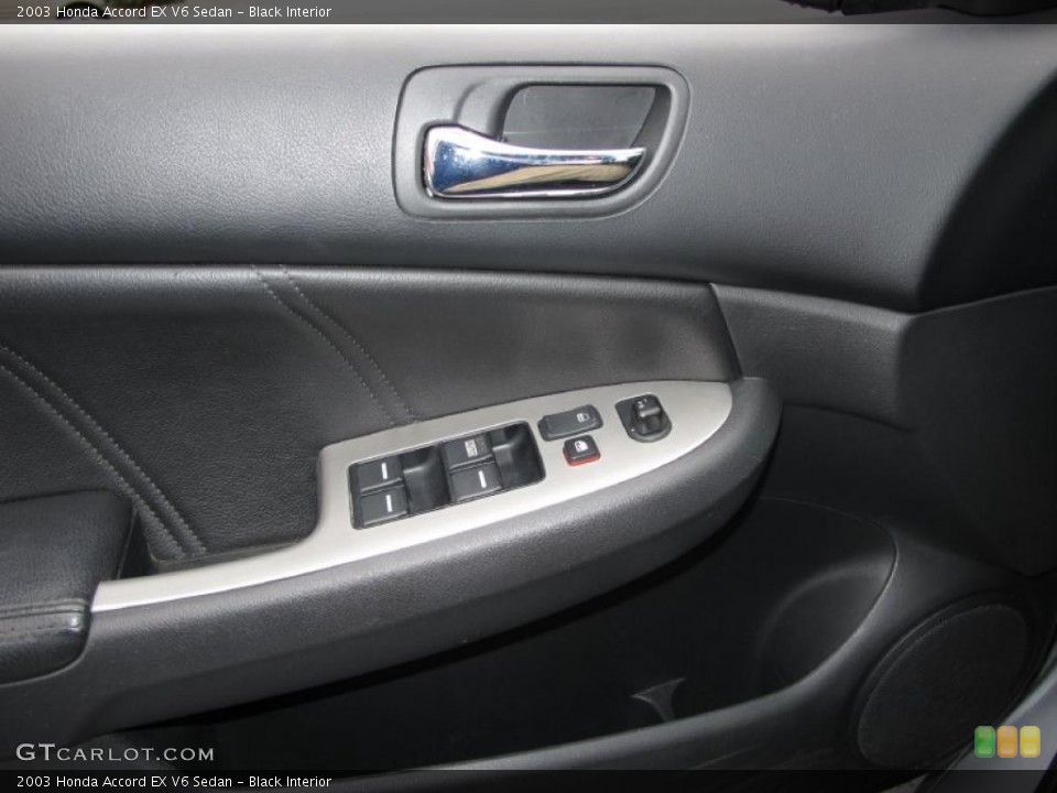 Black Interior Controls for the 2003 Honda Accord EX V6 Sedan #38837412