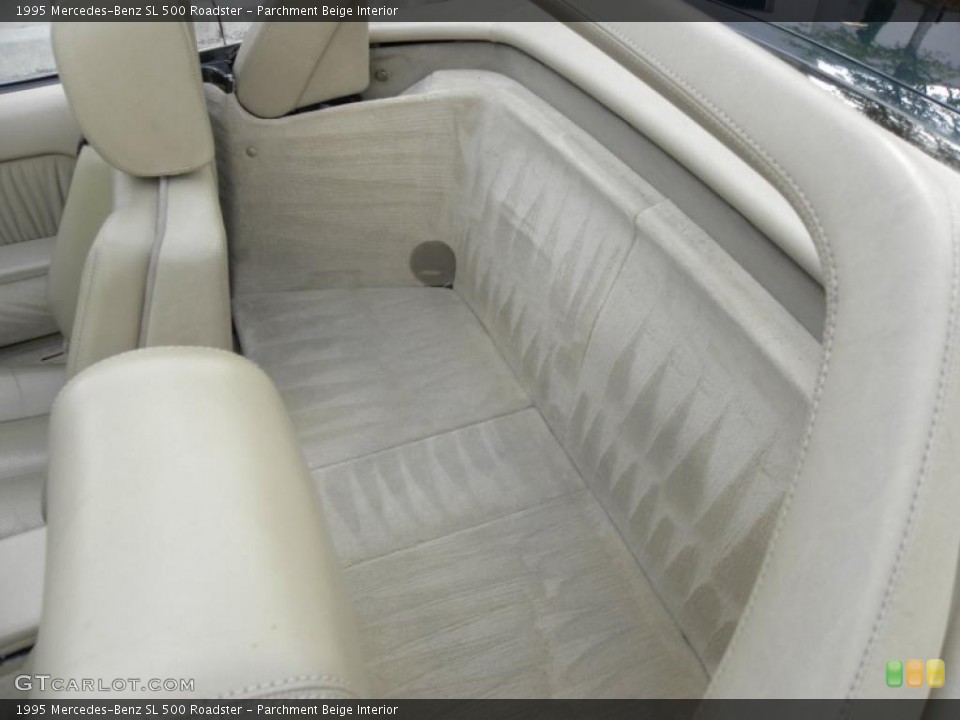 Parchment Beige Interior Photo for the 1995 Mercedes-Benz SL 500 Roadster #38837456