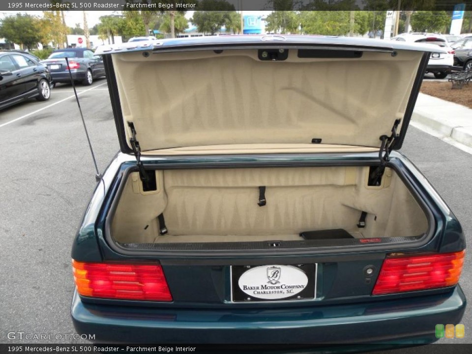 Parchment Beige Interior Trunk for the 1995 Mercedes-Benz SL 500 Roadster #38837552