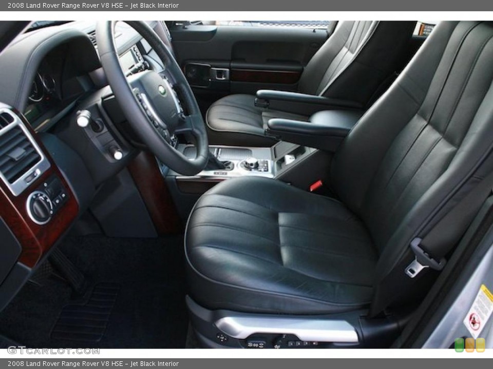Jet Black Interior Photo for the 2008 Land Rover Range Rover V8 HSE #38839168