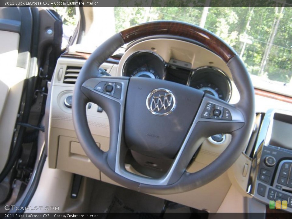 Cocoa/Cashmere Interior Steering Wheel for the 2011 Buick LaCrosse CXS #38839920