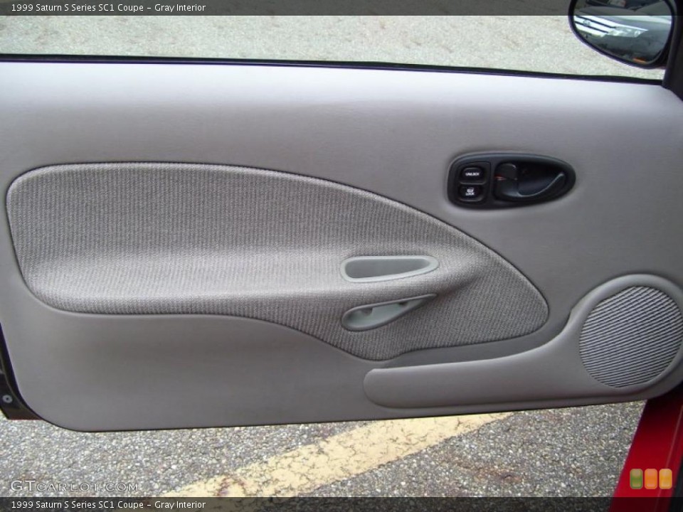 Gray Interior Door Panel for the 1999 Saturn S Series SC1 Coupe #38841104