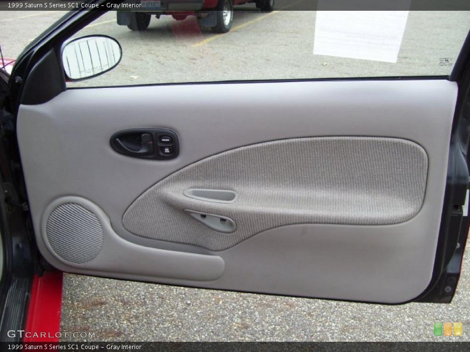 Gray Interior Door Panel for the 1999 Saturn S Series SC1 Coupe #38841120