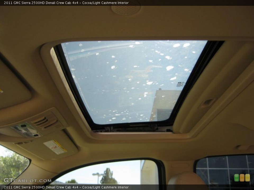 Cocoa/Light Cashmere Interior Sunroof for the 2011 GMC Sierra 2500HD Denali Crew Cab 4x4 #38842360