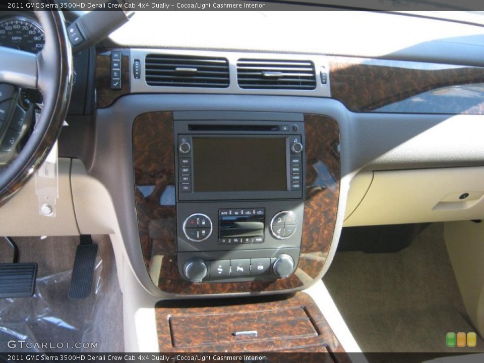 Cocoa/Light Cashmere Interior Controls for the 2011 GMC Sierra 3500HD Denali Crew Cab 4x4 Dually #38842872
