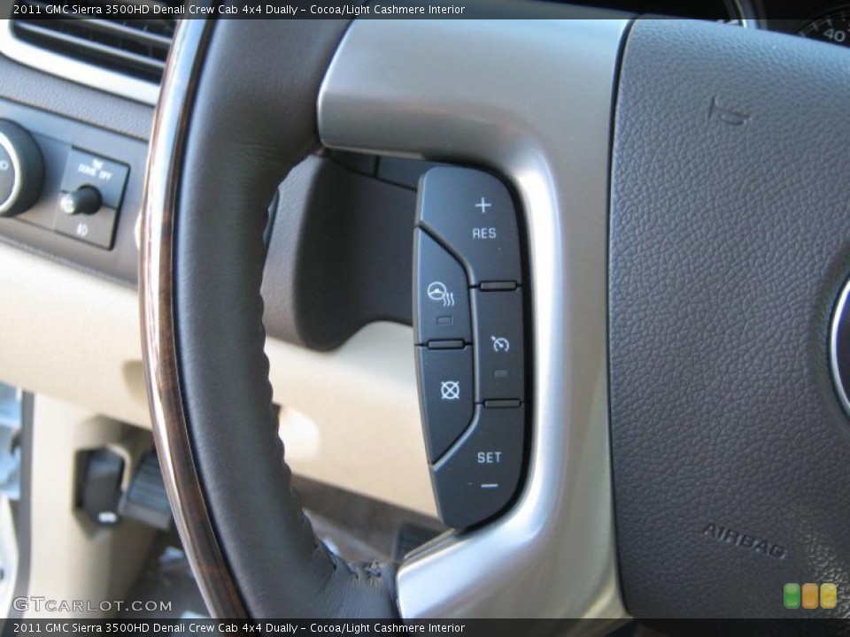Cocoa/Light Cashmere Interior Controls for the 2011 GMC Sierra 3500HD Denali Crew Cab 4x4 Dually #38842920