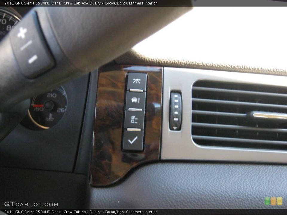 Cocoa/Light Cashmere Interior Controls for the 2011 GMC Sierra 3500HD Denali Crew Cab 4x4 Dually #38842968