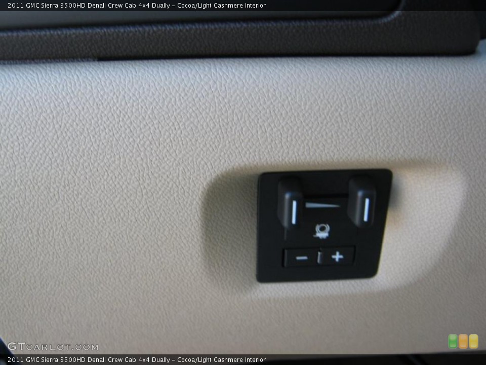 Cocoa/Light Cashmere Interior Controls for the 2011 GMC Sierra 3500HD Denali Crew Cab 4x4 Dually #38843000