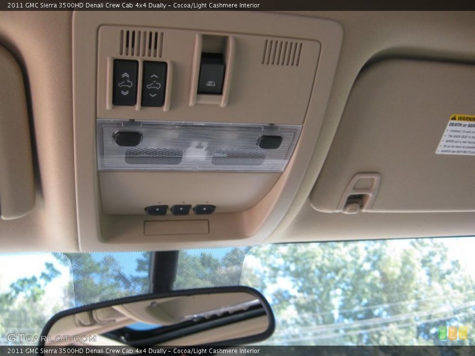 Cocoa/Light Cashmere Interior Controls for the 2011 GMC Sierra 3500HD Denali Crew Cab 4x4 Dually #38843016