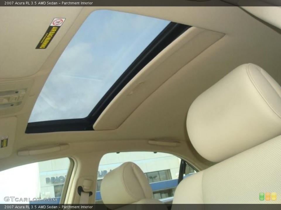 Parchment Interior Sunroof for the 2007 Acura RL 3.5 AWD Sedan #38848204