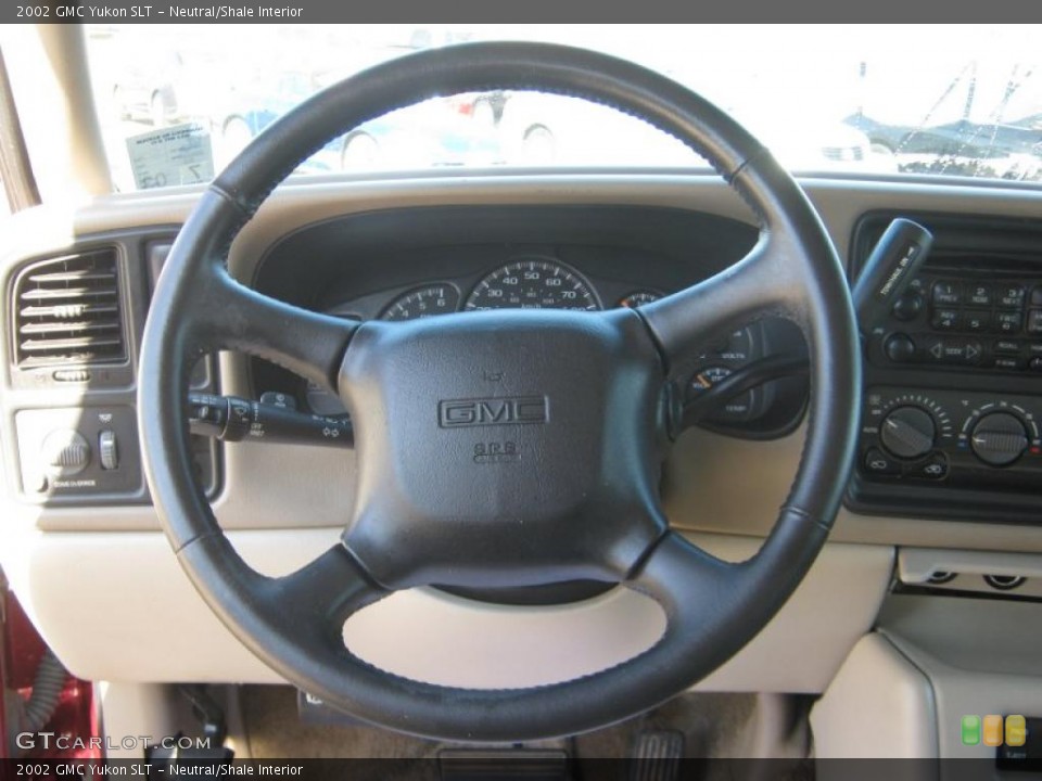 Neutral/Shale Interior Steering Wheel for the 2002 GMC Yukon SLT #38848336