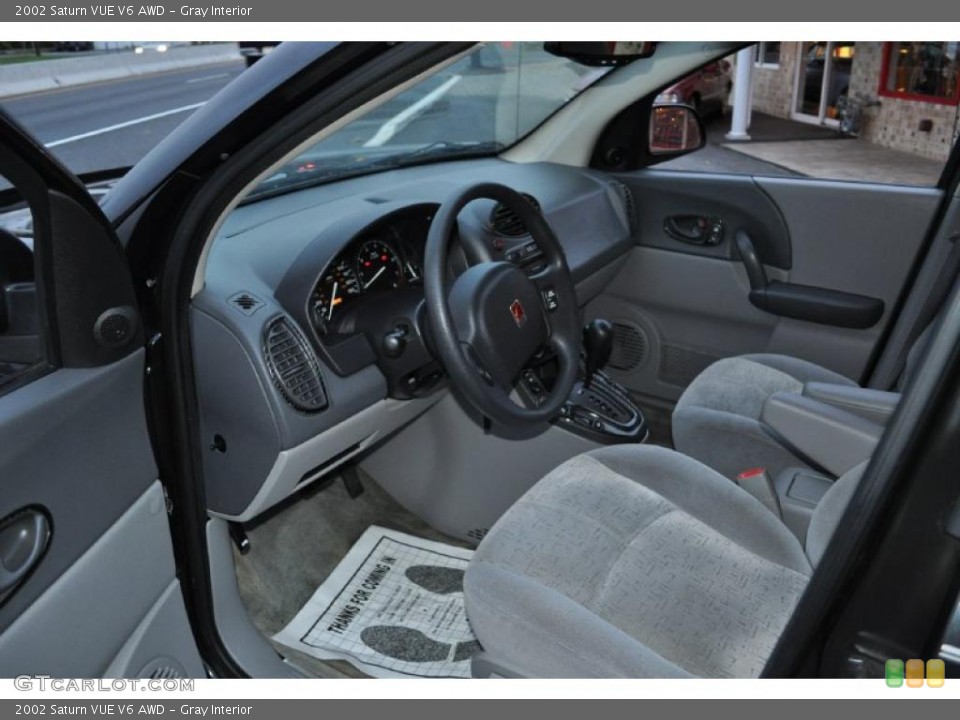 Gray Interior Prime Interior for the 2002 Saturn VUE V6 AWD #38848900