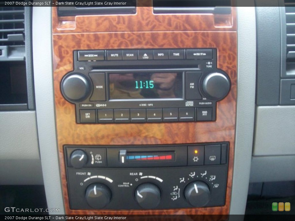 Dark Slate Gray/Light Slate Gray Interior Controls for the 2007 Dodge Durango SLT #38850936