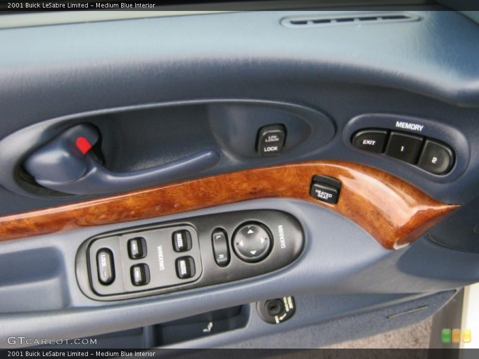 Medium Blue Interior Controls for the 2001 Buick LeSabre Limited #38850980