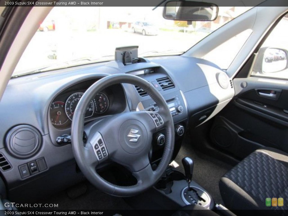 Black Interior Photo for the 2009 Suzuki SX4 Crossover Touring AWD #38851152