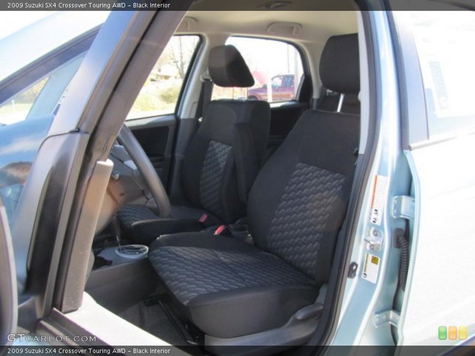 Black Interior Photo for the 2009 Suzuki SX4 Crossover Touring AWD #38851196