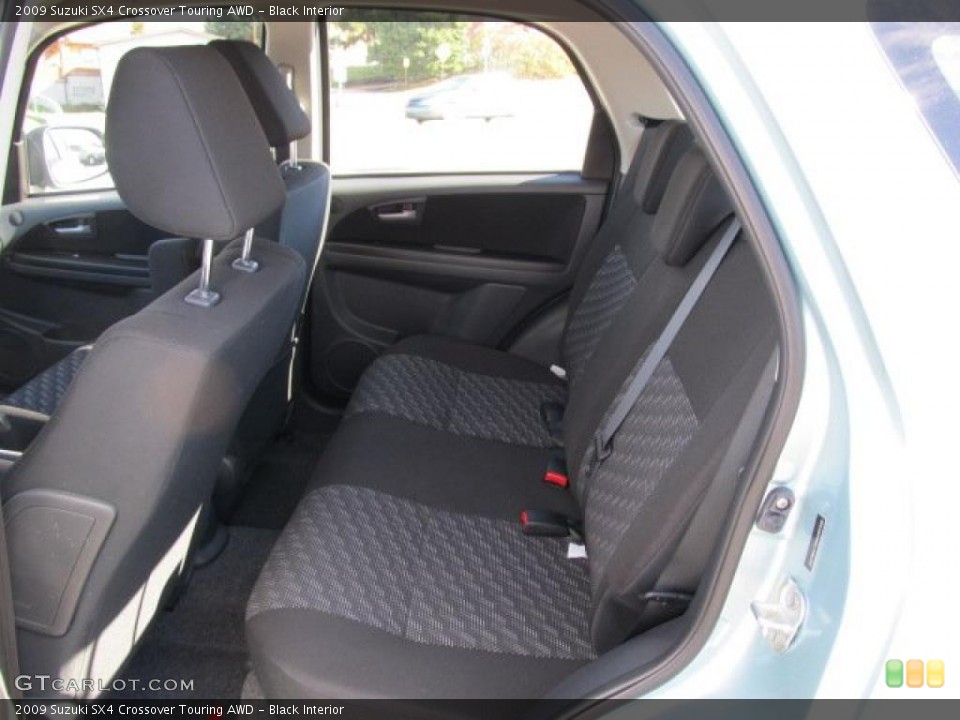Black Interior Photo for the 2009 Suzuki SX4 Crossover Touring AWD #38851244