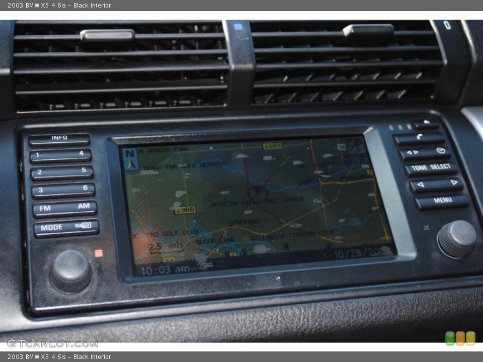 Black Interior Navigation for the 2003 BMW X5 4.6is #38856748