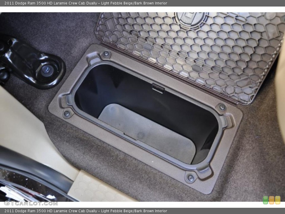 Light Pebble Beige/Bark Brown Interior Controls for the 2011 Dodge Ram 3500 HD Laramie Crew Cab Dually #38858804