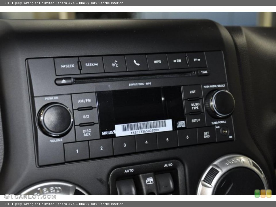 Black/Dark Saddle Interior Controls for the 2011 Jeep Wrangler Unlimited Sahara 4x4 #38859333
