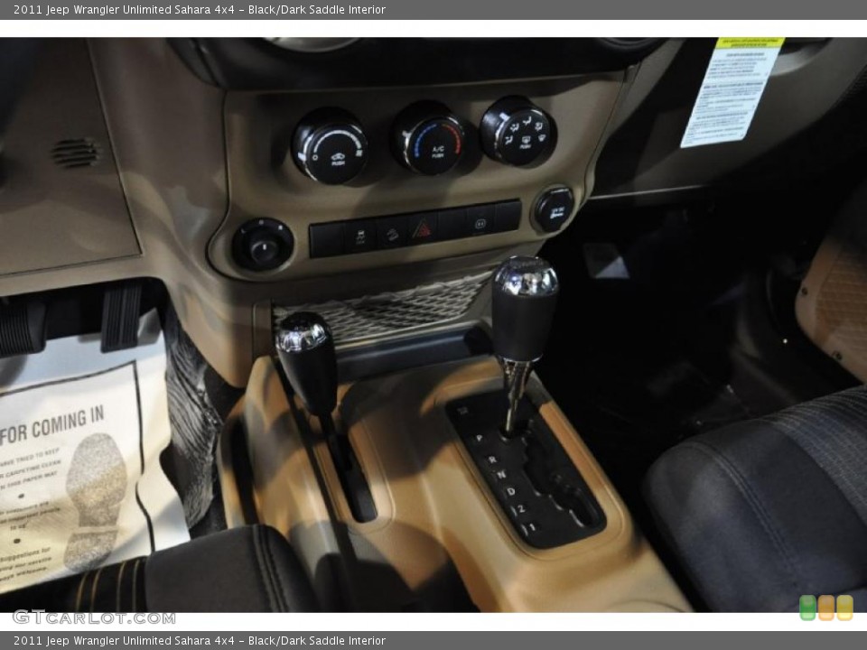 Black/Dark Saddle Interior Transmission for the 2011 Jeep Wrangler Unlimited Sahara 4x4 #38859364