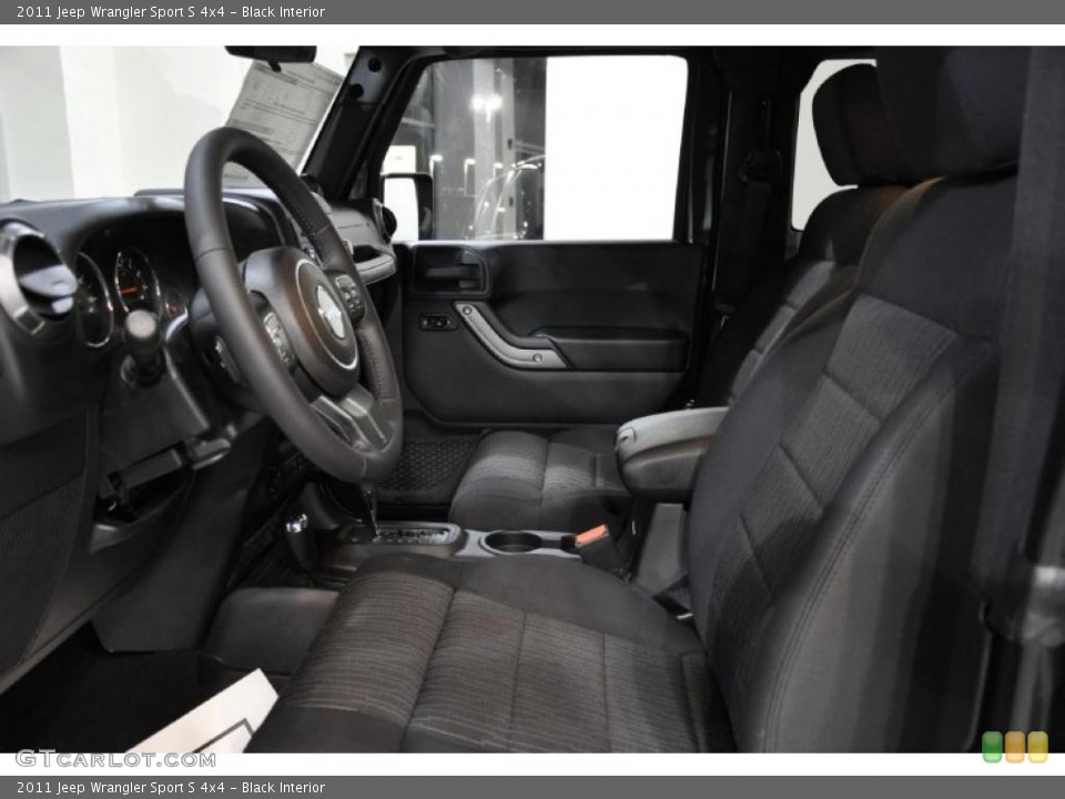Black Interior Photo for the 2011 Jeep Wrangler Sport S 4x4 #38859614