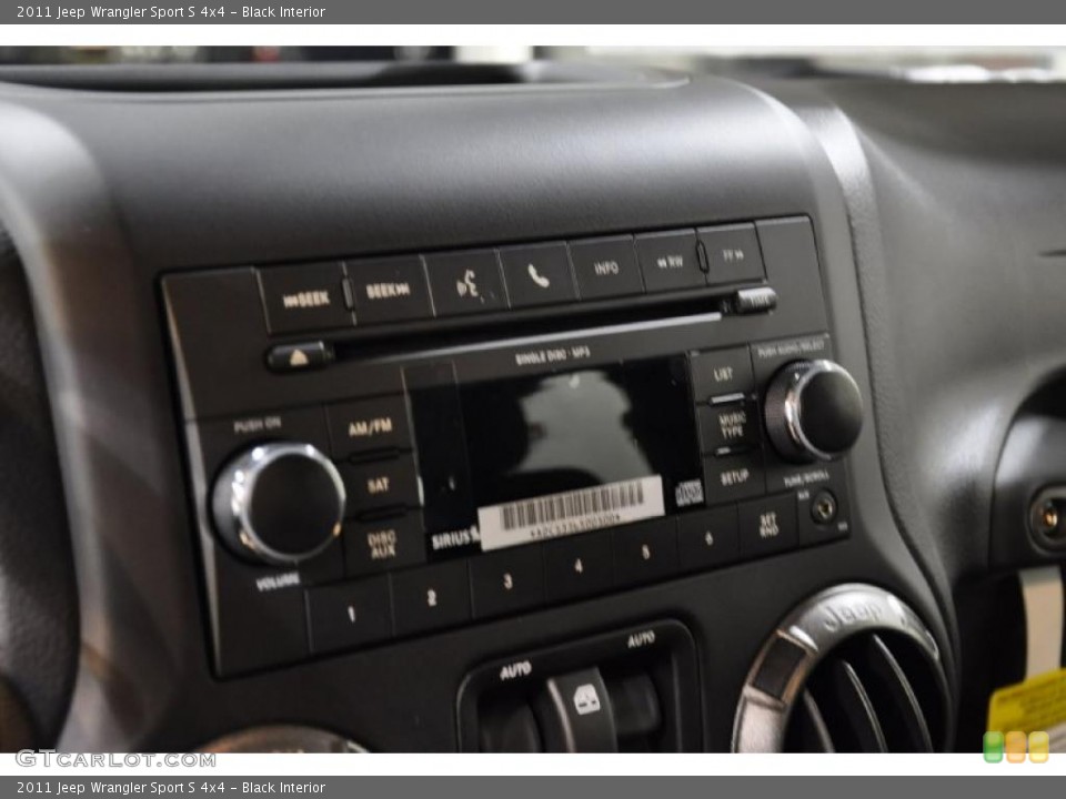 Black Interior Controls for the 2011 Jeep Wrangler Sport S 4x4 #38859660