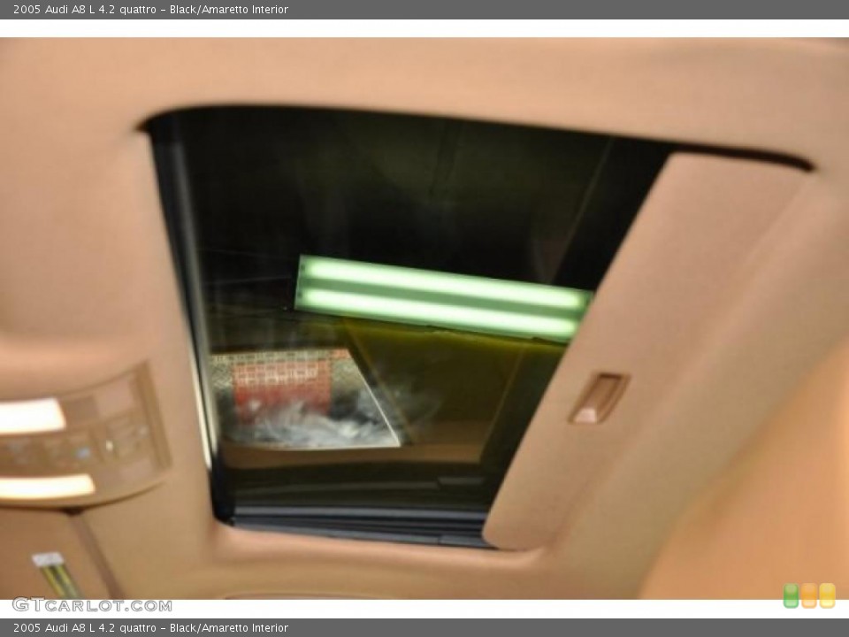 Black/Amaretto Interior Sunroof for the 2005 Audi A8 L 4.2 quattro #38860374
