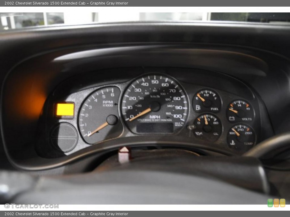 Graphite Gray Interior Gauges for the 2002 Chevrolet Silverado 1500 Extended Cab #38861040