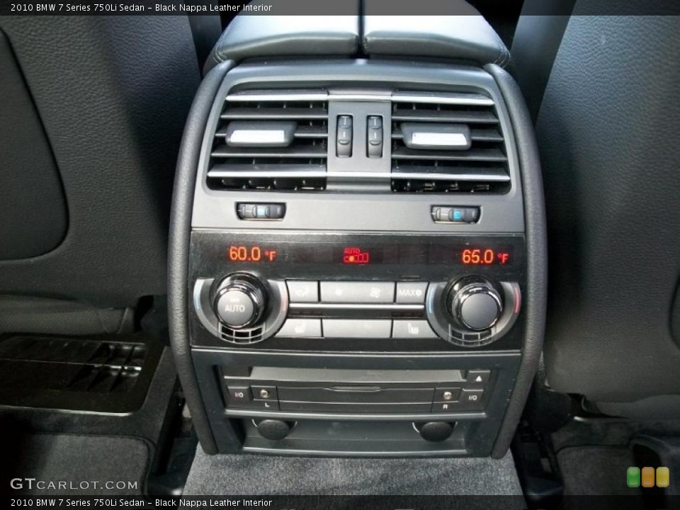 Black Nappa Leather Interior Controls for the 2010 BMW 7 Series 750Li Sedan #38861280